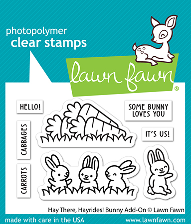 Lawn Fawn Stamp Hay There, Hayrides! Bunny Add-on