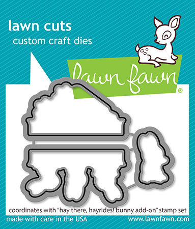 Lawn Fawn Die Hay There, Hayrides! Bunny Add-on