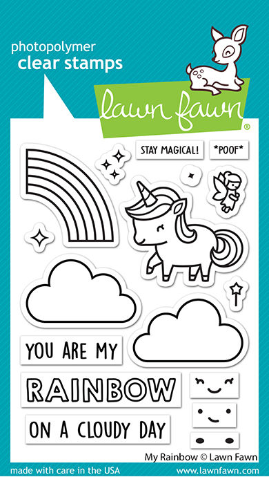 Lawn Fawn Stamp My Rainbow