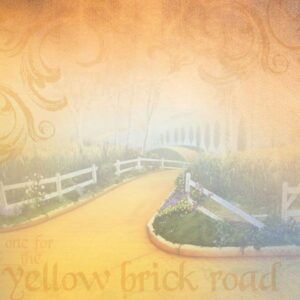 PAPER HOUSE 12X12 WIZARD OF OZ YELLOW BRICK ROAD