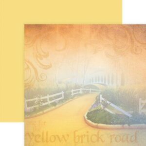 PAPER HOUSE 12X12 WIZARD OF OZ YELLOW BRICK ROAD