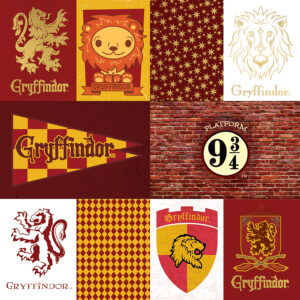 PAPER HOUSE 12X12 HARRY POTTER GRYFFINDOR