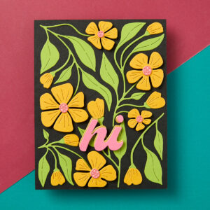 Spellbinders Fresh Picked Buttercups Etched Dies From the Fresh Picked Collection