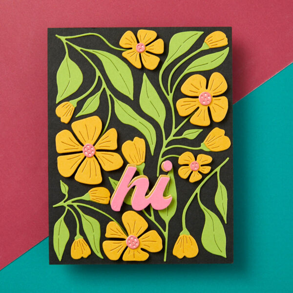 Spellbinders Fresh Picked Buttercups Etched Dies From the Fresh Picked Collection