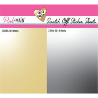 PINK & MAIN SCRATCH OFF STICKER SHEET