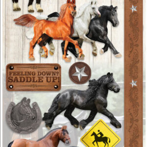 PAPER HOUSE CARDSTOCK STICKER HOLD YOUR HORSES