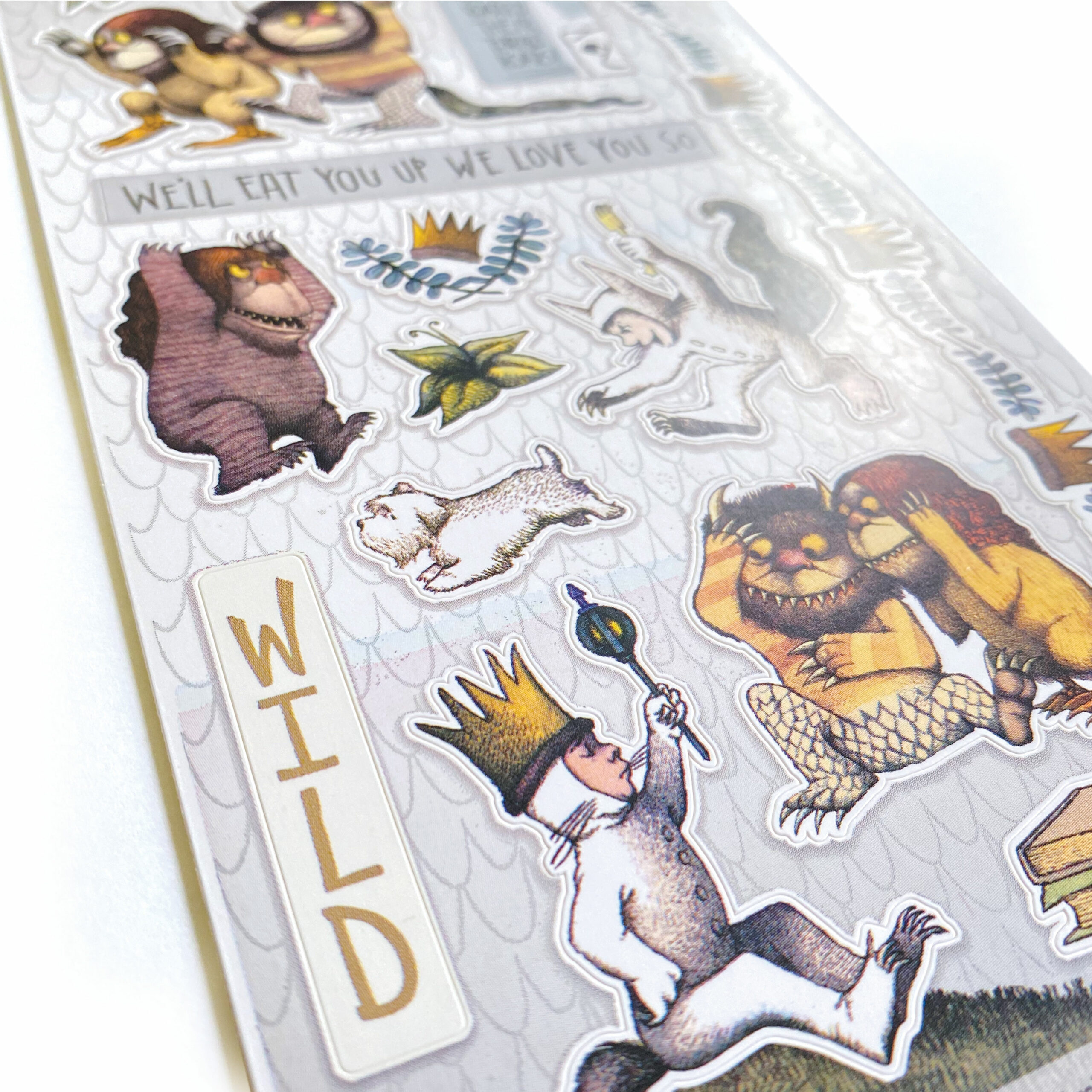 PAPER HOUSE CARDSTOCK STICKER WHERE THE WILD THINGS ARE