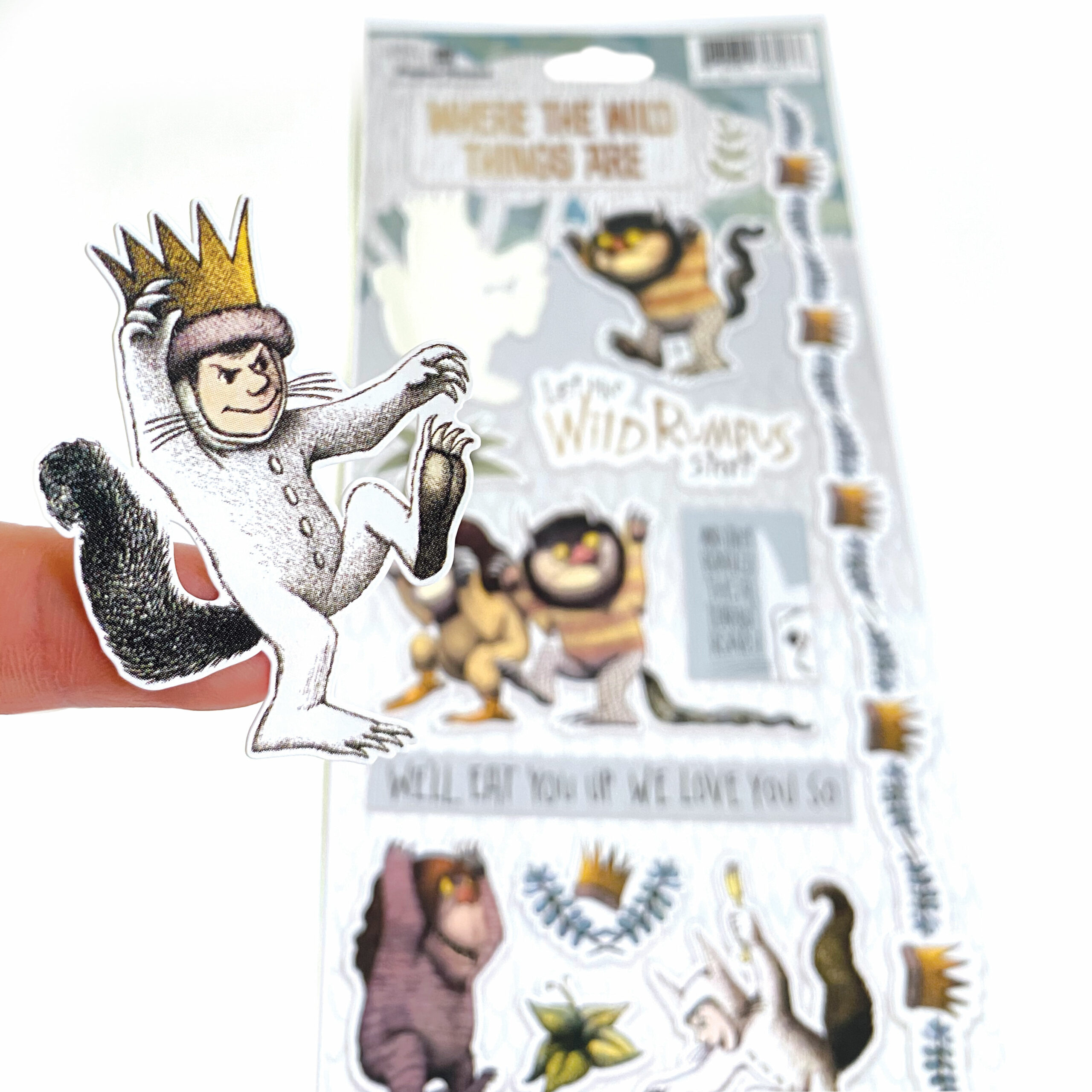 PAPER HOUSE CARDSTOCK STICKER WHERE THE WILD THINGS ARE