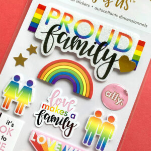 PAPER HOUSE PROUD FAMILY DIMENSIONAL STICKER