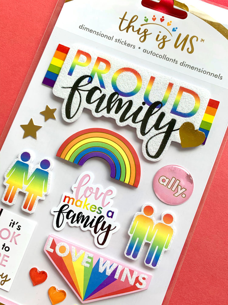 PAPER HOUSE PROUD FAMILY DIMENSIONAL STICKER