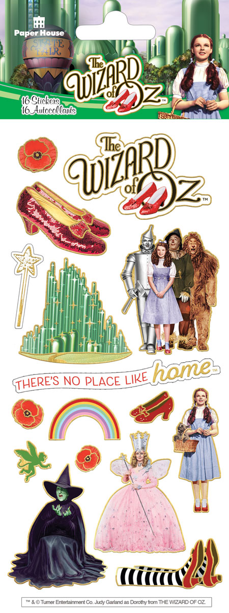 PAPER HOUSE WIZARD OF OZ FOIL STICKER