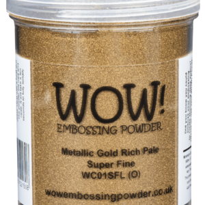 Wow Embossing Powder Gold Rich Pale Super Fine