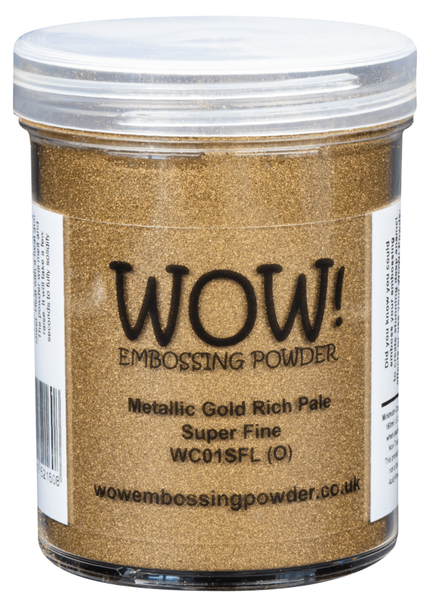 Wow Embossing Powder Gold Rich Pale Super Fine