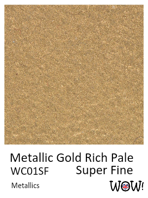 Wow Embossing Powder Gold Rich Pale Super Fine