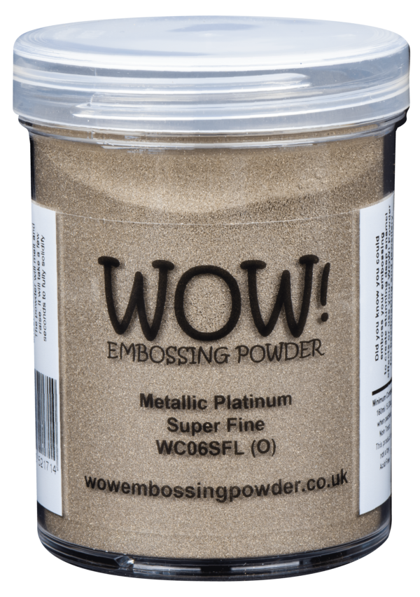 Wow Embossing Powder Platinum Super Fine