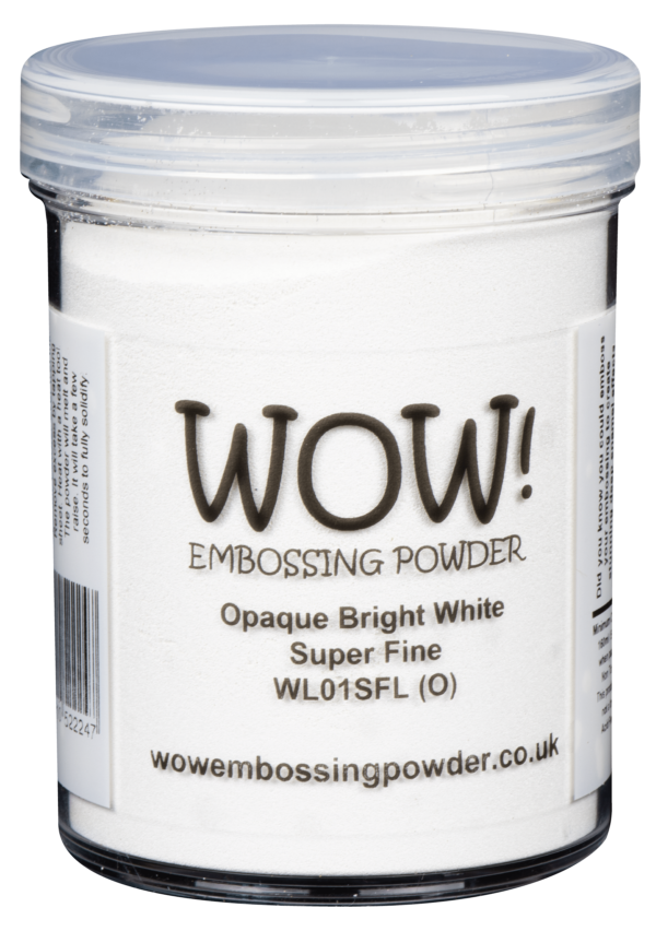 Wow Embossing Powder Opaque Bright White Super Fine