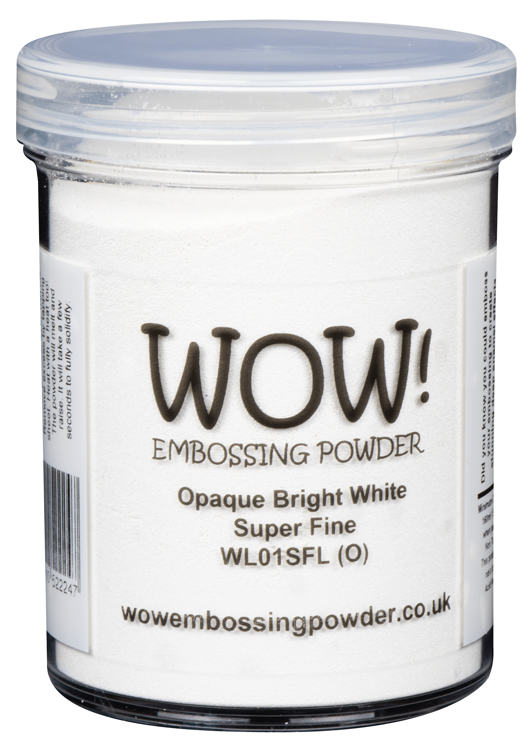 Wow Embossing Powder Opaque Bright White Super Fine