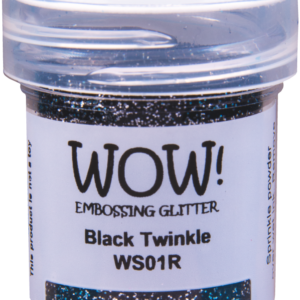 Wow Embossing Powder Black Twinkle Regular