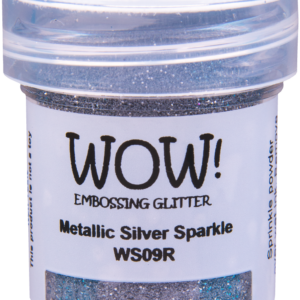 Wow Embossing Powder Metallic Silver Sparkle Regular