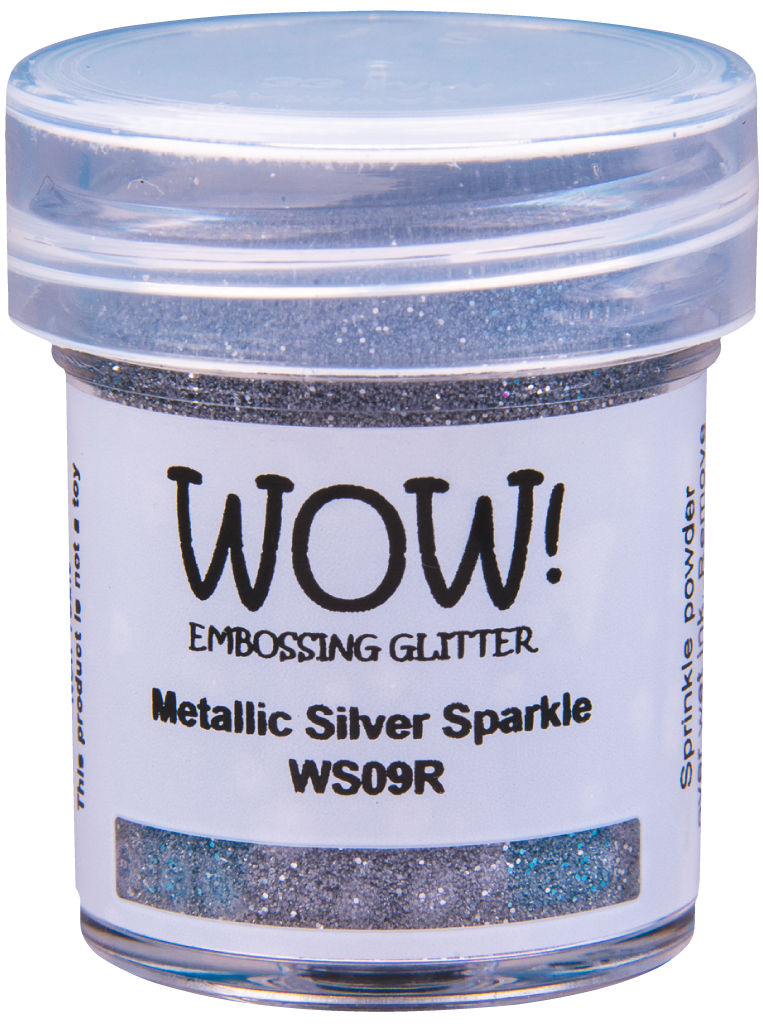 Wow Embossing Powder Metallic Silver Sparkle Regular