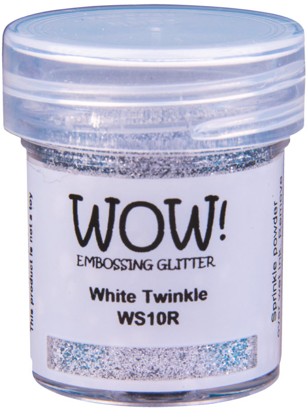 Wow Embossing Powder White Twinkle Regular