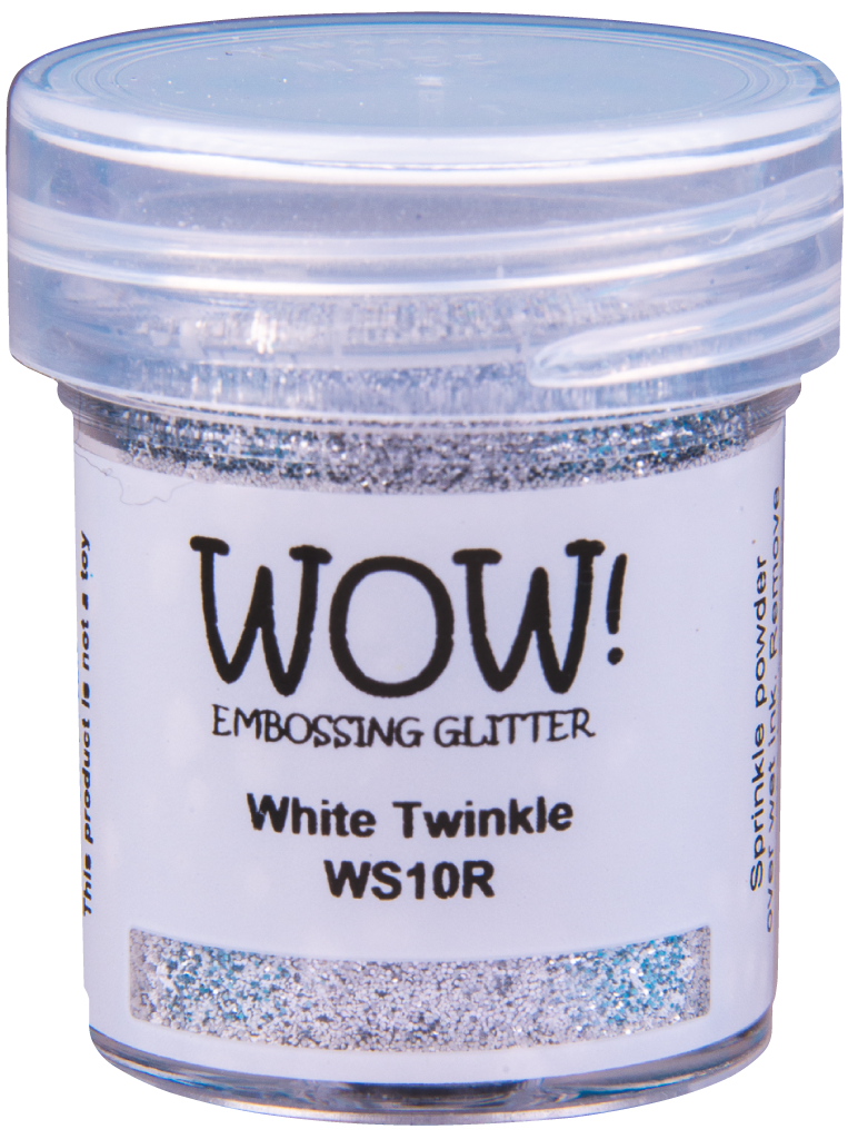 Wow Embossing Powder White Twinkle Regular