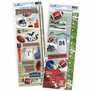 PAPER HOUSE CARDSTOCK STICKER FOOTBALL