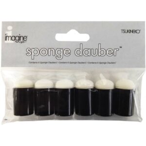 TSUKINEKO SPONGE DAUBER 6PK