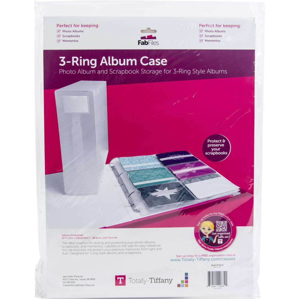 TOTALLY TIFFANY 3-RING ALBUM CASE