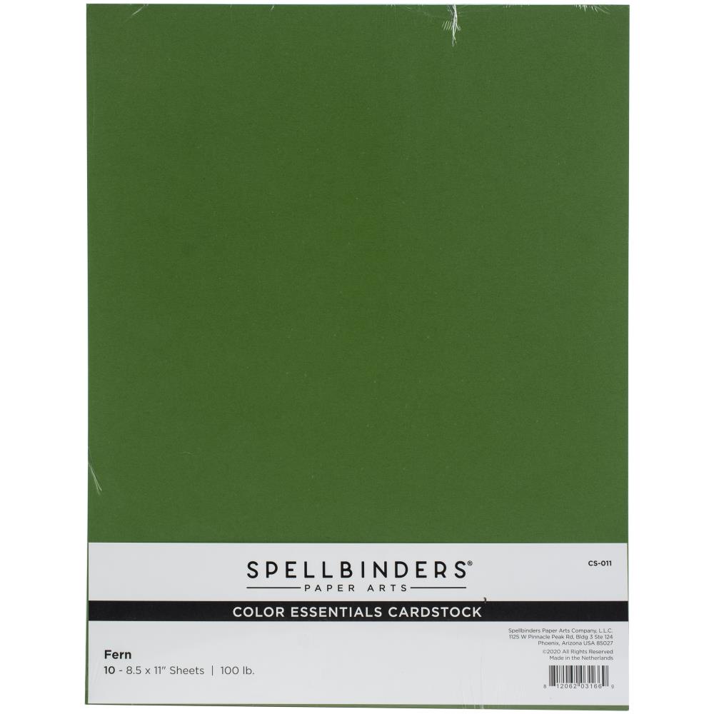 SPELLBINDERS 8.5X11 FERN CARDSTOCK