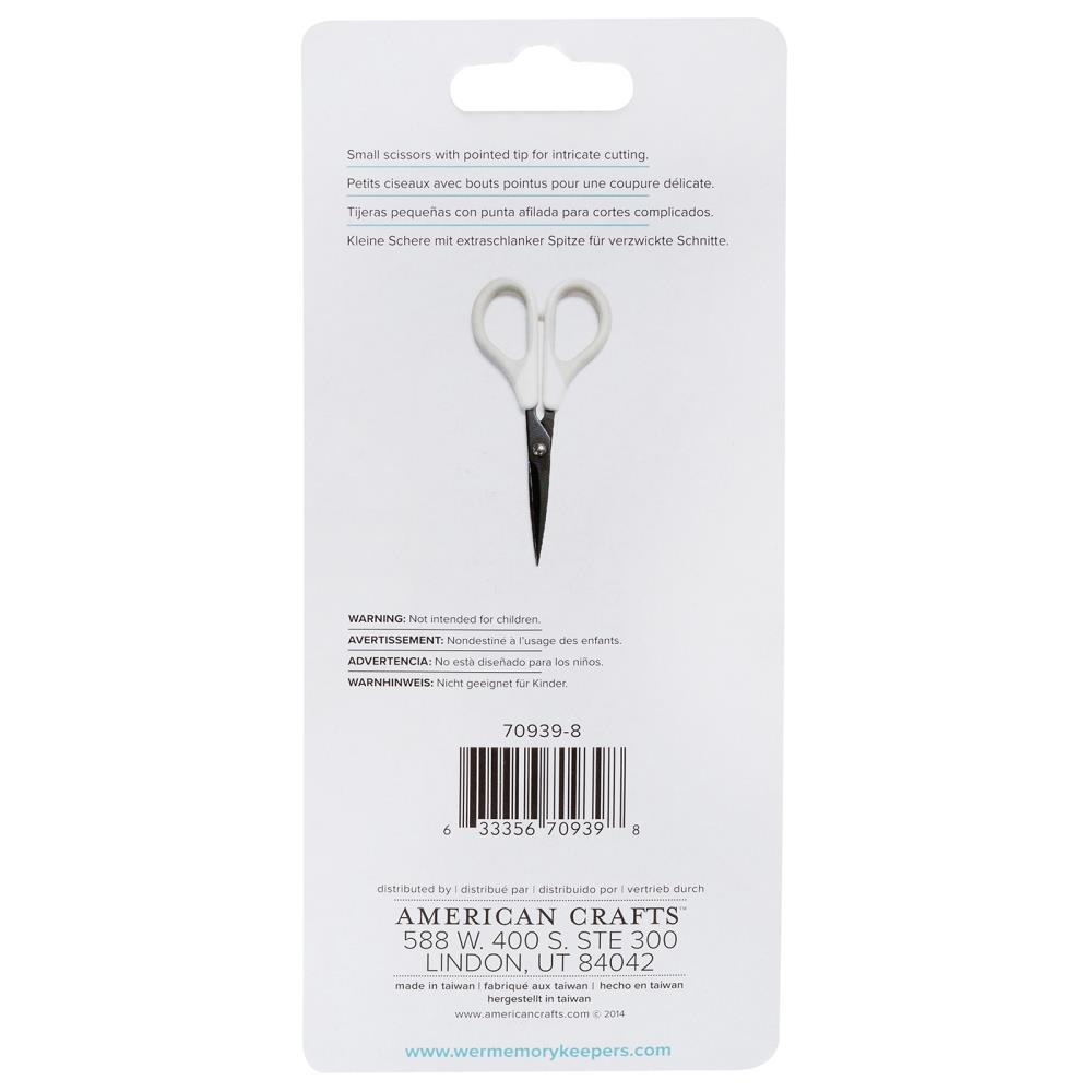 WE R MEMORY KEEPERS PRECISION CHISEL TIP SCISSORS