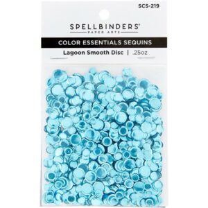 SPELLBINDERS SEQUINS SMOOTH DISC LAGOON