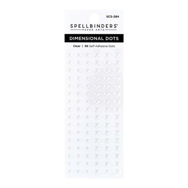 SPELLBINDERS DIMESSIONAL CLEAR DOTS