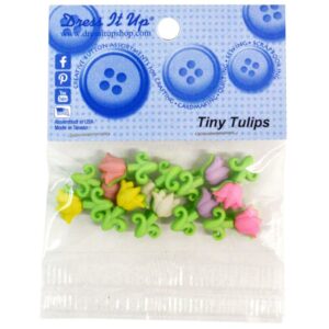 DRESS IT UP EMBELLISHMENTS TINY TULIPS