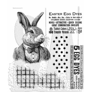 ART GONE WILD TIM HOLTZ STAMP MR RABBIT