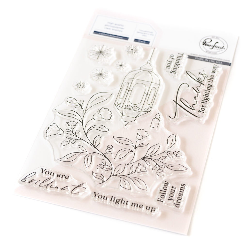 Pinkfresh Stamp Lantern Botanicals