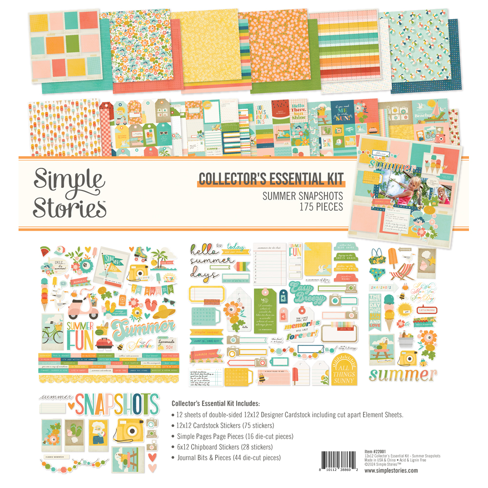Simple Stories Summer Snapshots Collector’s Essential Kit