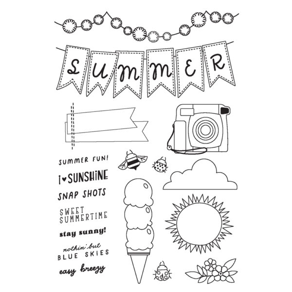 Simple Stories Summer Snapshots Stamps