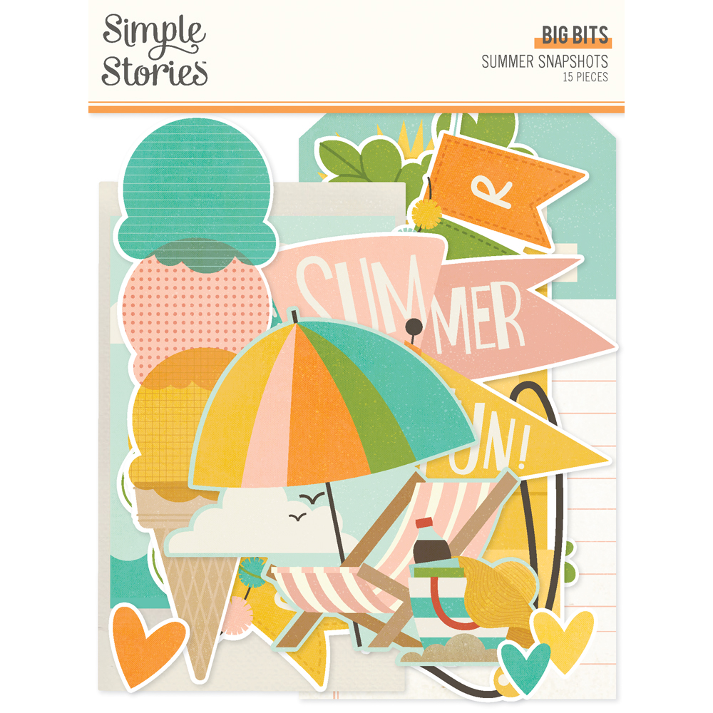 Simple Stories Summer Snapshots Big Bits & Pieces