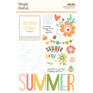 Simple Stories Summer Snapshots Rub Ons