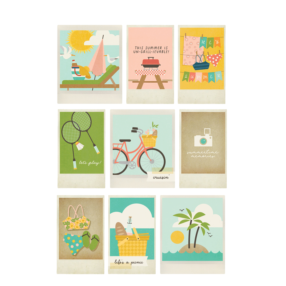 Simple Stories Summer Snapshots Sticker Book