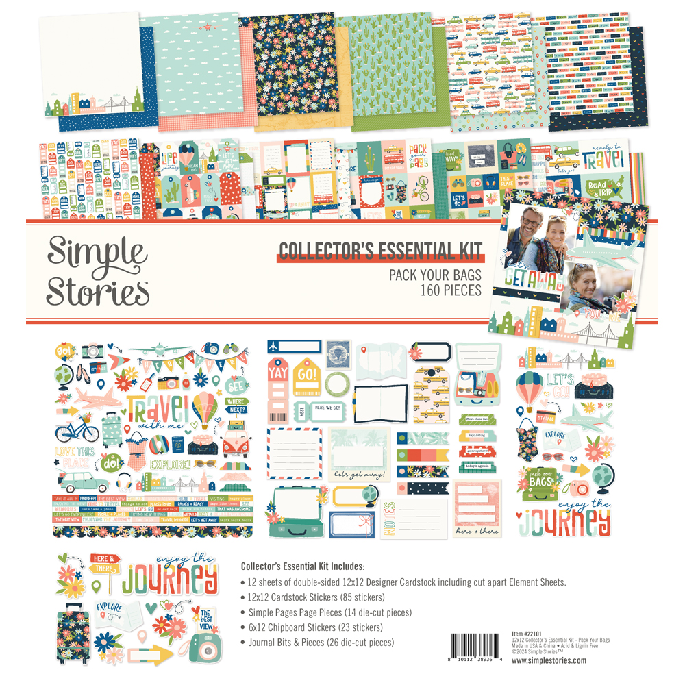 Simple Stories Pack Your Bags Collector’s Essential Kit