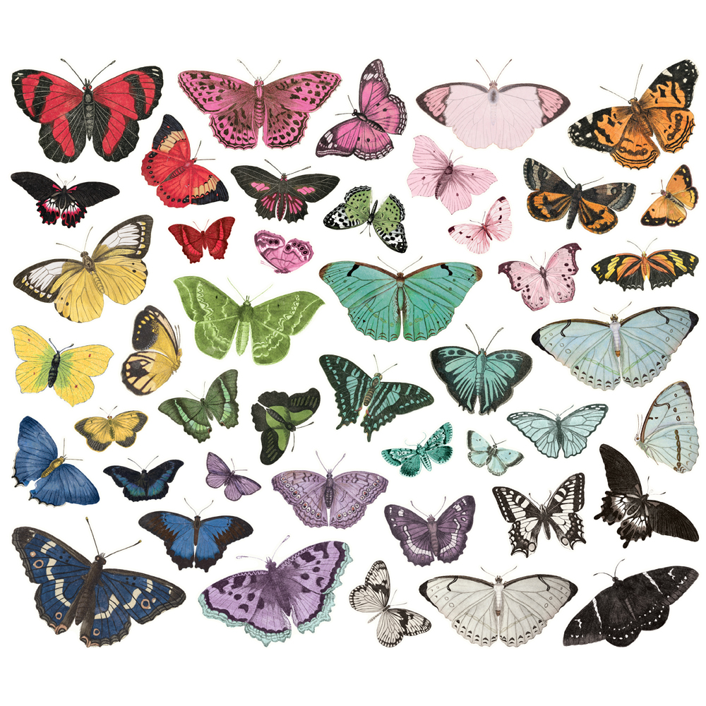 Simple Stories Simple Vintage Essen Color Pal Butterfly Bits & Pieces