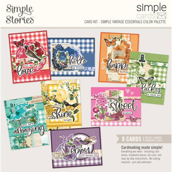 Simple Stories Simple Vintage Essen Color Pal 12X12 Vintage Dots Kit
