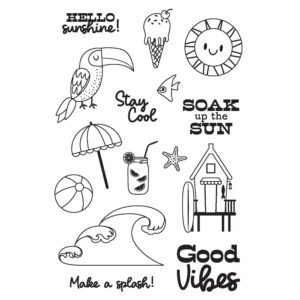 Simple Stories Just Beachy Stamps