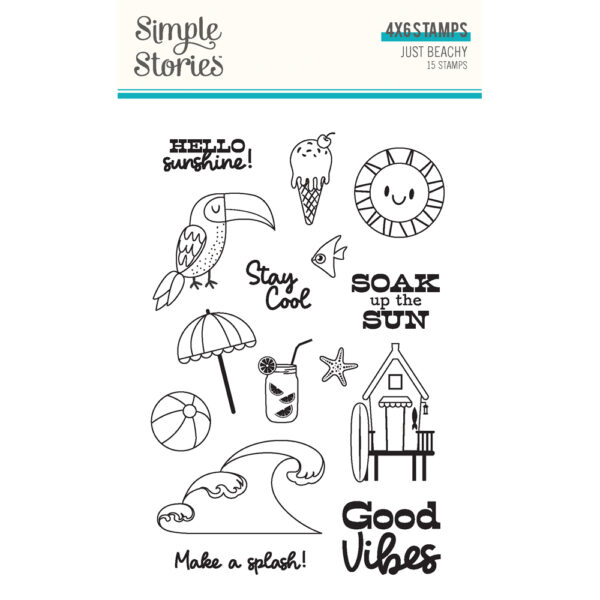 Simple Stories Just Beachy Stamps