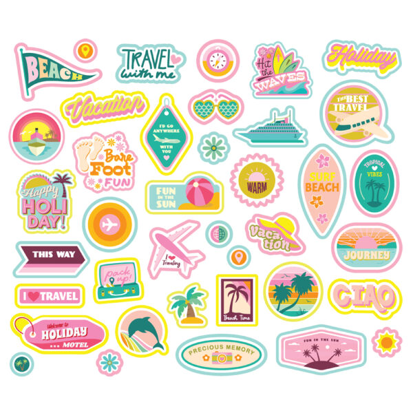 Simple Stories Just Beachy Sticker Bits & Pieces