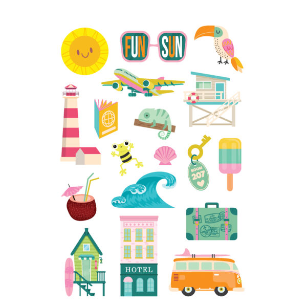 Simple Stories Just Beachy Sticker Book