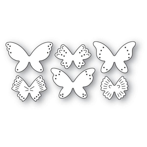 Poppy Stamps Die Nordic Butterfly Trio