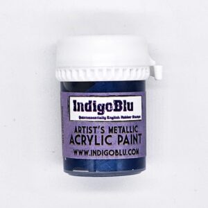 Indigo Blu Artist Metallic Acrylic Paint Alice (20ML)